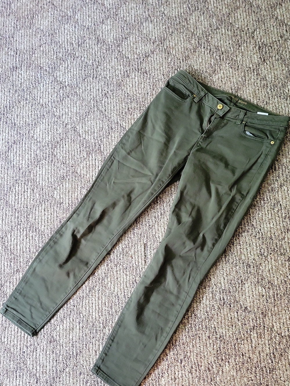 Michael Kors Olive Green Women's Skinny Pants